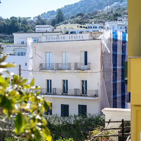 아파트 Il Quadrifoglio - Sea View Terrace 카프리